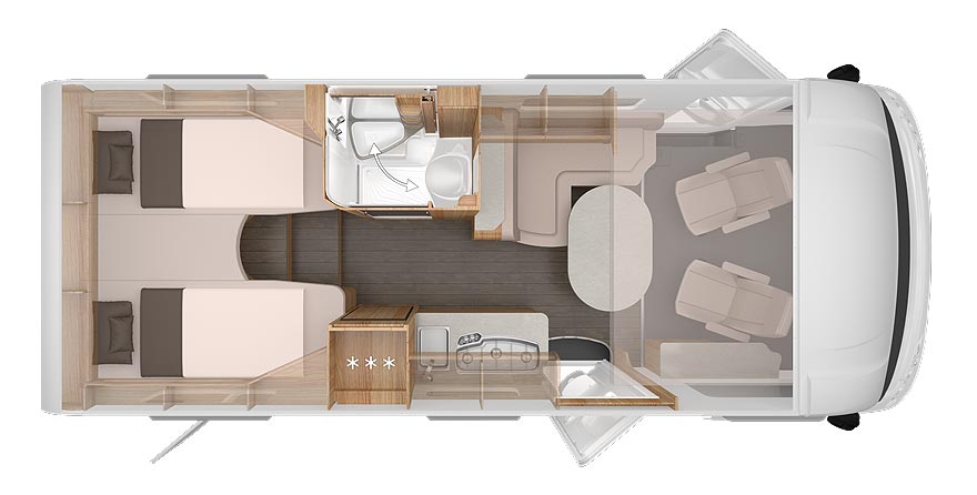 Knaus Sky I Grundriss Draufsicht Grundriss Draufsicht Wohnmobil Knaus Sky I